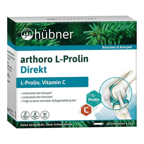 H&uuml;bner arthoro L-Prolin Direkt Pulver - 1