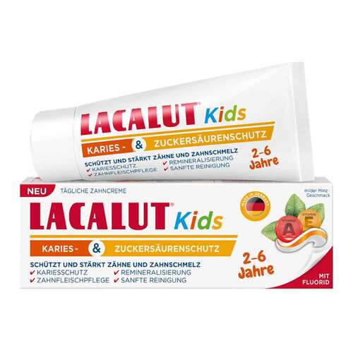 Lacalut Kids Karies &amp; Zuckers&auml;urenschutz 2 - 6 Jahre - 1
