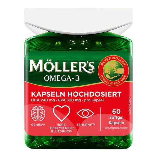 M&ouml;ller`s Omega-3 Kapseln hochdosiert - 1