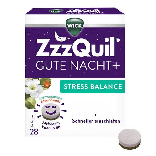 WICK Zzzquil Gute Nacht + Stress** Balance - 1