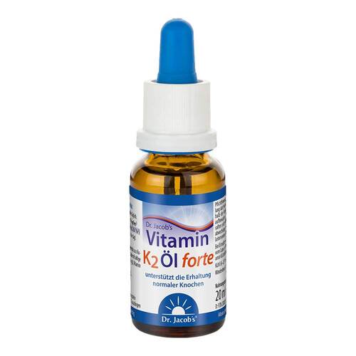 Vitamin K2 &Ouml;l forte 200µg all-trans MK7 Dr. Jac.FLE - 1