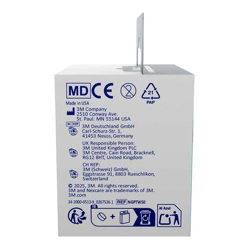 Nexcare Gentle Paper Tape 5 cmx5 m wei&szlig; Rolle - 6
