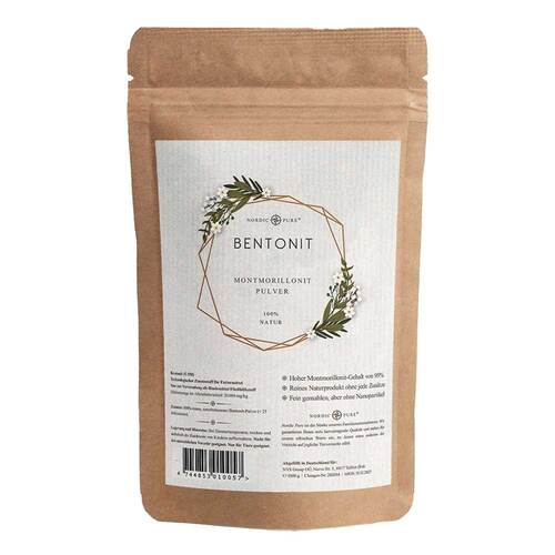 Bentonit Pulver 95% Montmorillonit Nordic Pure - 1