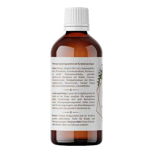 Bittertropfen 15 Kräuter Bitterstoffe Nordic Pure - 2