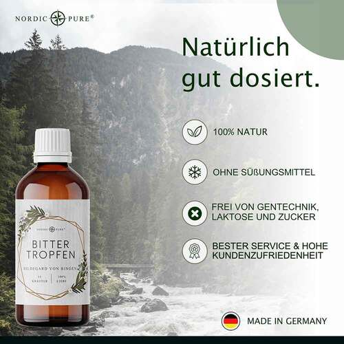 Bittertropfen 15 Kräuter Bitterstoffe Nordic Pure - 3