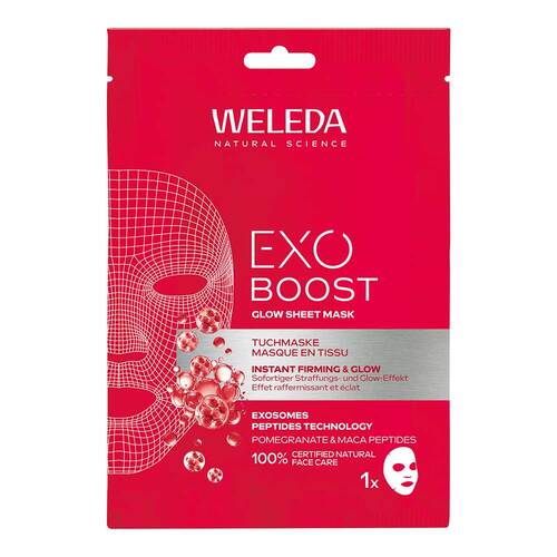 Weleda Exo Boost Firm &amp; Lift Tuchmaske Granatapfel - 1