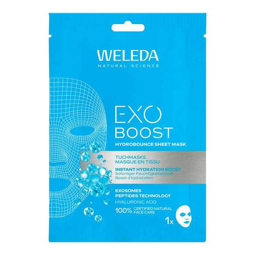 Weleda Exo Boost Hydrobounce Tuchmaske Feuchtigk. - 1