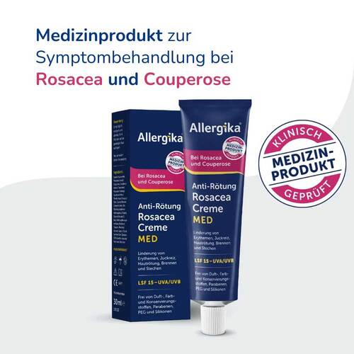 Allergika Anti-R&ouml;tung Rosacea Creme Med - 2