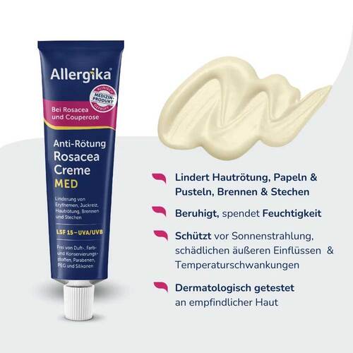 Allergika Anti-R&ouml;tung Rosacea Creme Med - 3