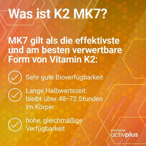 Activplus Vitamin D3 5000 I.E. + K2 Depot Tabletten - 4