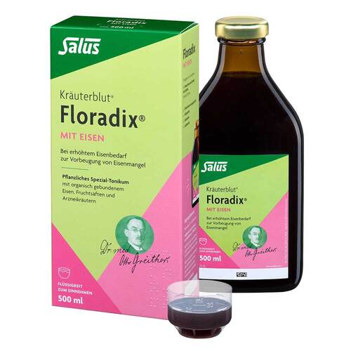 Floradix mit Eisen Fl&uuml;ssigkeit zum Einnehmen - 1