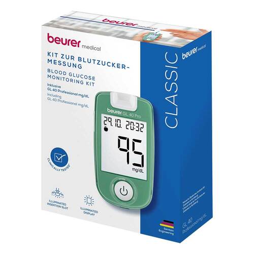 Beurer GL40 Professional Blutzuckermessger&auml;t mg / dl - 2