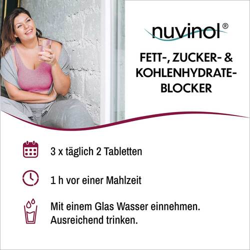 Nuvinol Fett- &amp; Zucker- &amp; Kohlenhydrateblock.Tabletten  - 5