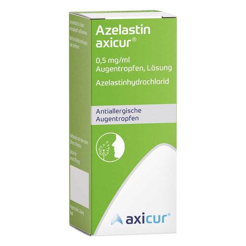 Azelastin axicur 0,5 mg / ml Augentropfen L&ouml;sung - 1