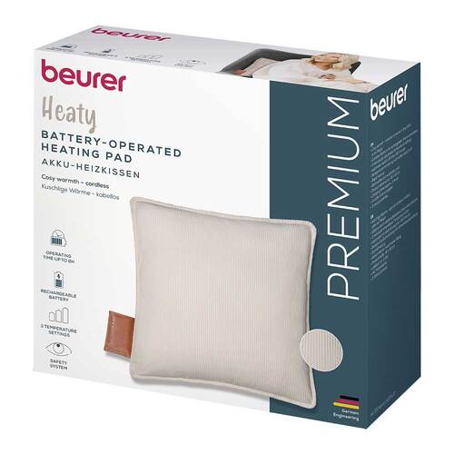 Beurer HK78 Heaty Akku-Heizkissen perlmutt - 1