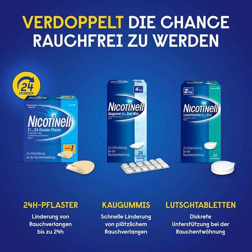 NICOTINELL 7 mg / 24-Stunden- Nikotinpflaster, Pflasterst&auml;rke Leicht (3) - 3