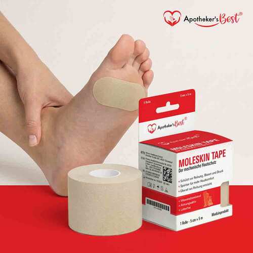 Apothekers Best Moleskin Tape 5 cmx5 m - 5