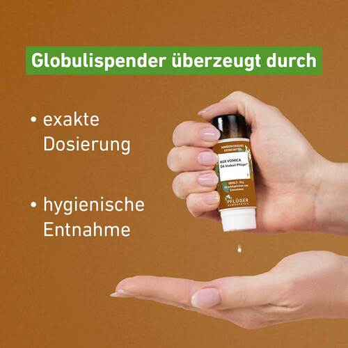 Nux vomica D 6 Globuli Pfl&uuml;ger Globulispender - 3