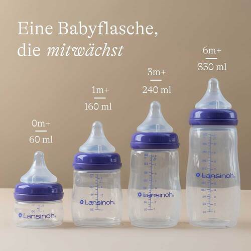 Lansinoh Babyflasche &amp; Naturalwave Sauger XS 60 ml - 5