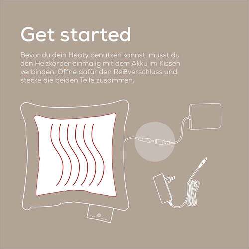 Beurer HK77 Heaty Akku-Heizkissen cashmere-cream - 6