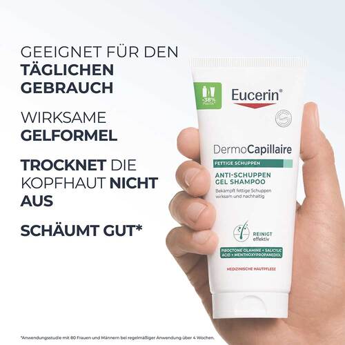 Eucerin Dermocapillaire Anti-Schuppen Gel Shampoo - 5