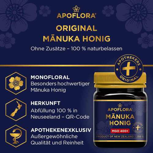 Manuka Apoflora Honig Mgo 400 +  - 2