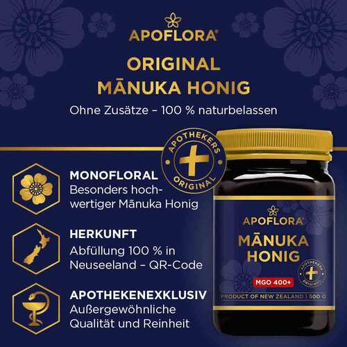 Manuka Apoflora Honig Mgo 400 +  - 2