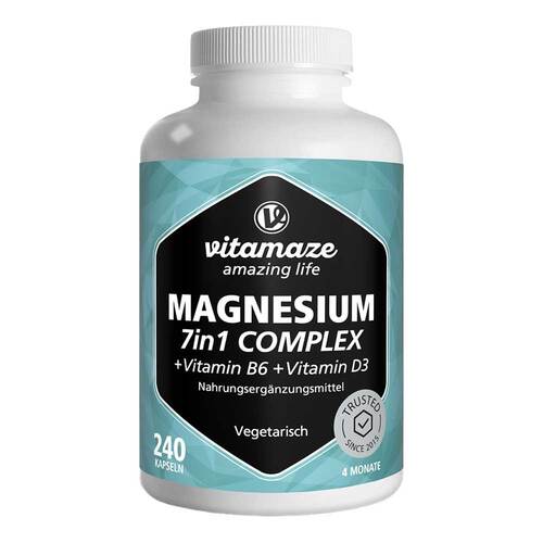 Magnesium 7IN1 Komplex + B6 + D3 Kapseln - 1