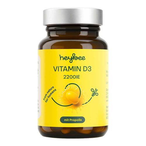 Heybee Vitamin D3 2200 I.E. + Propolis Kapseln - 1