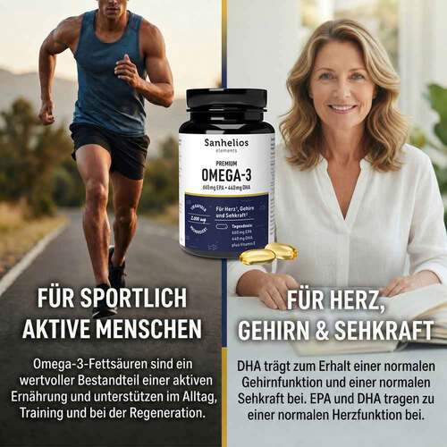 Sanhelios Premium Omega-3 Kapseln - 4