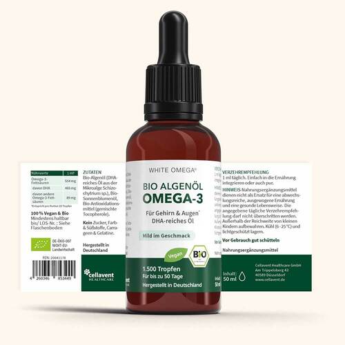 Bio Algen&ouml;l DHA reich 465 mg white Omega - 6