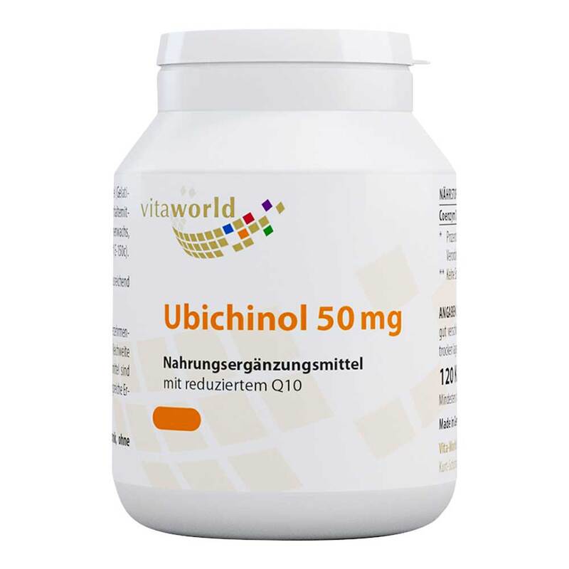 Ubichinol 50 mg Kapseln 60 St online bei Pharmeo kaufen