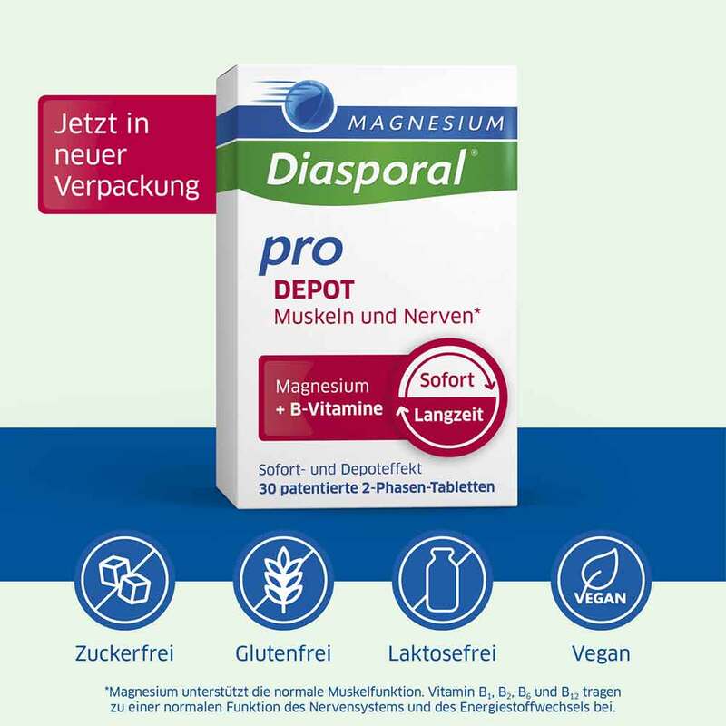 Magnesium Diasporal pro BVitaminKomplex Depot Muskel + Nerven